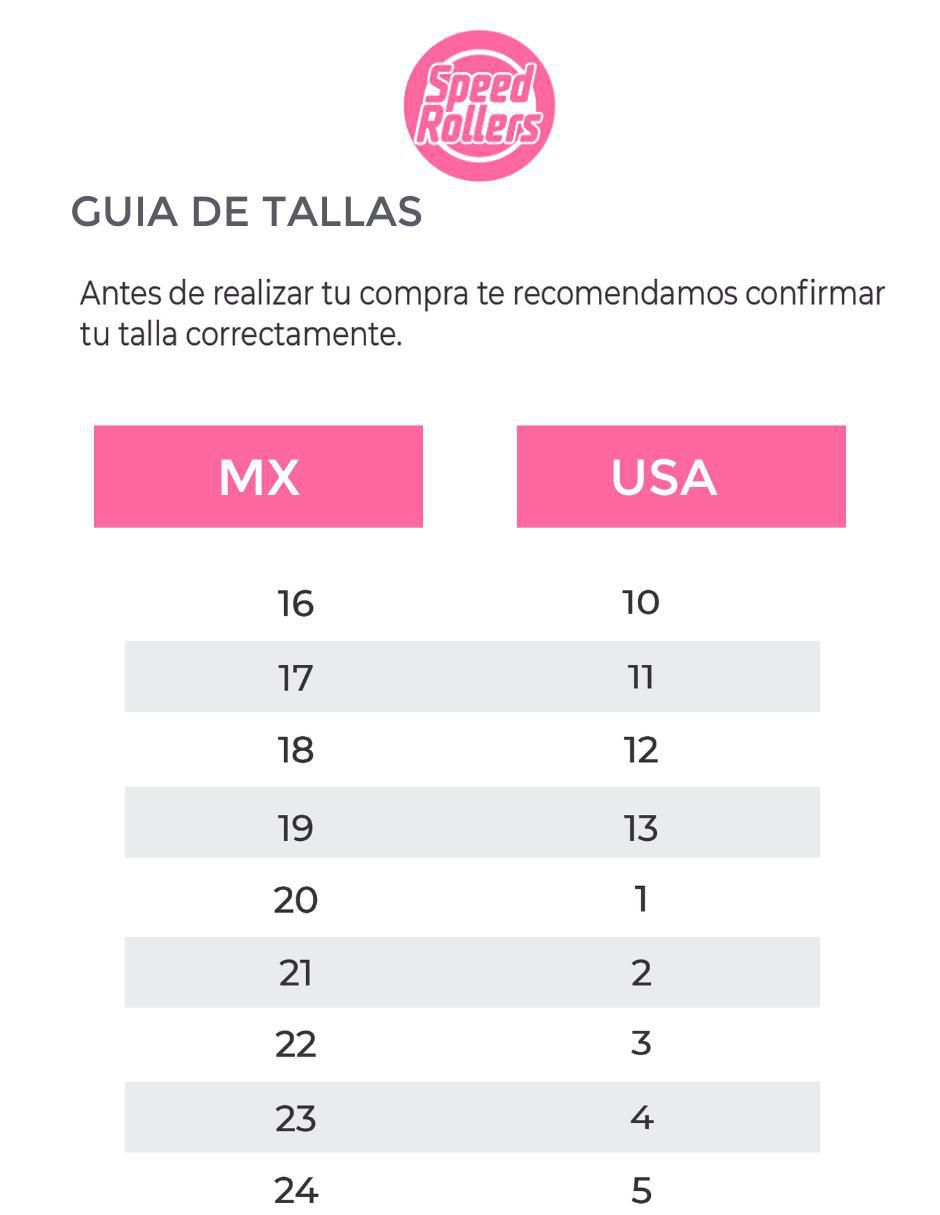 Tenis con ruedas para niña Doodles Rollers