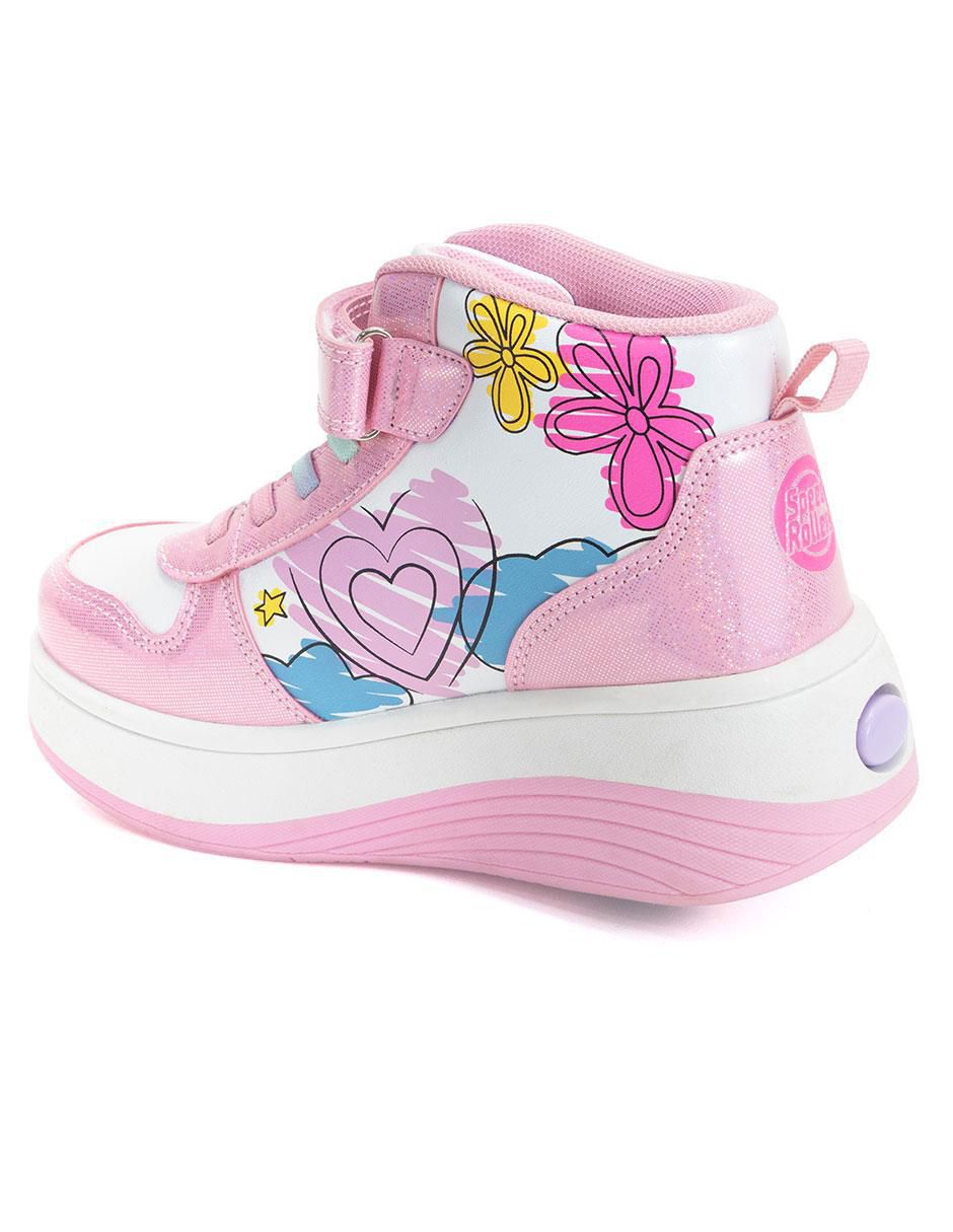 Tenis con ruedas para niña Doodles Rollers 6