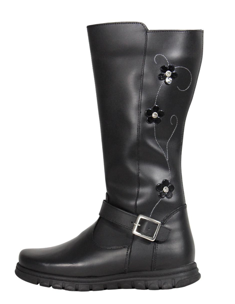 Bota de piel para niña