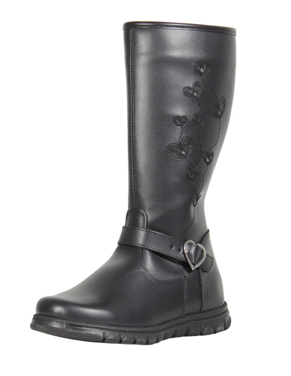 Bota de piel para niña
