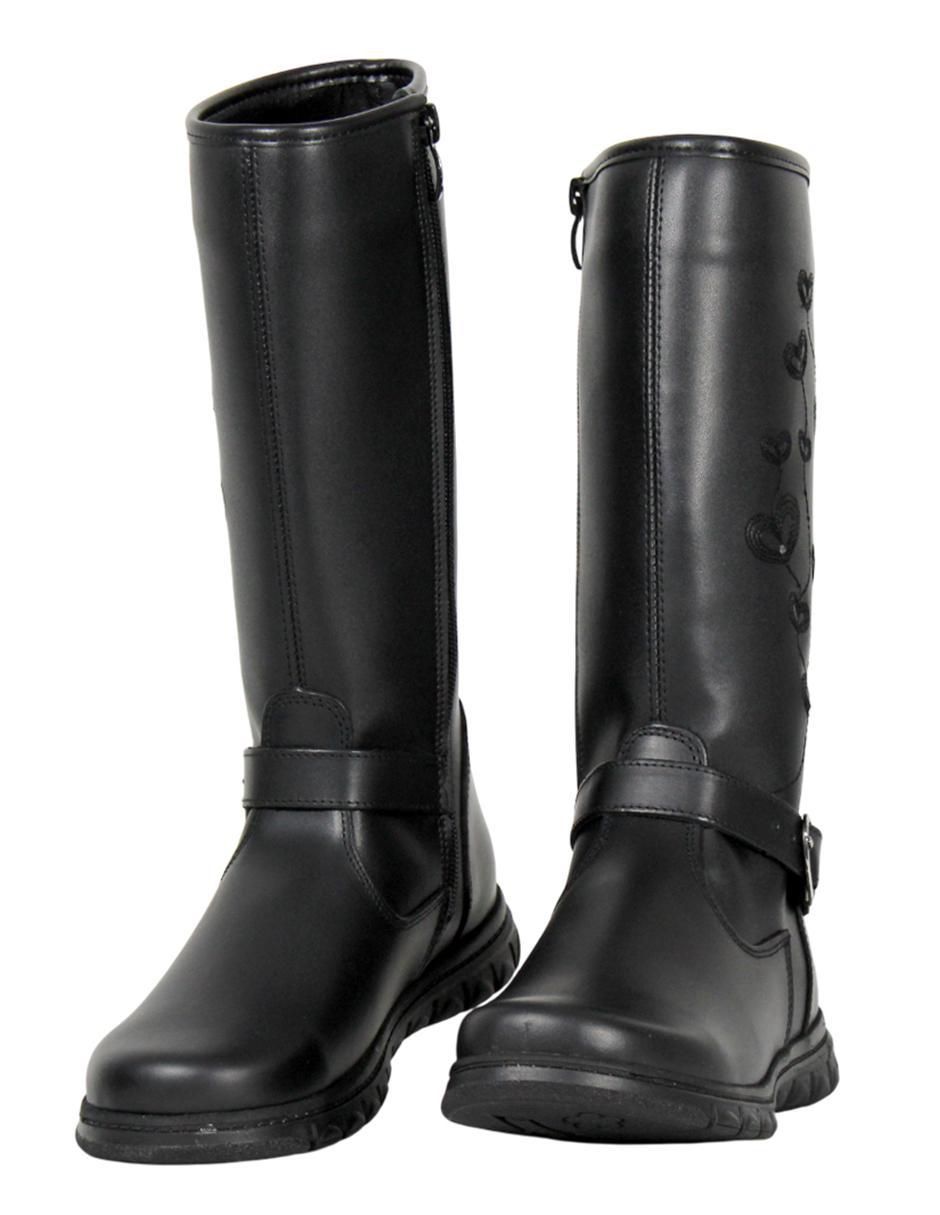 Bota de piel para niña 8