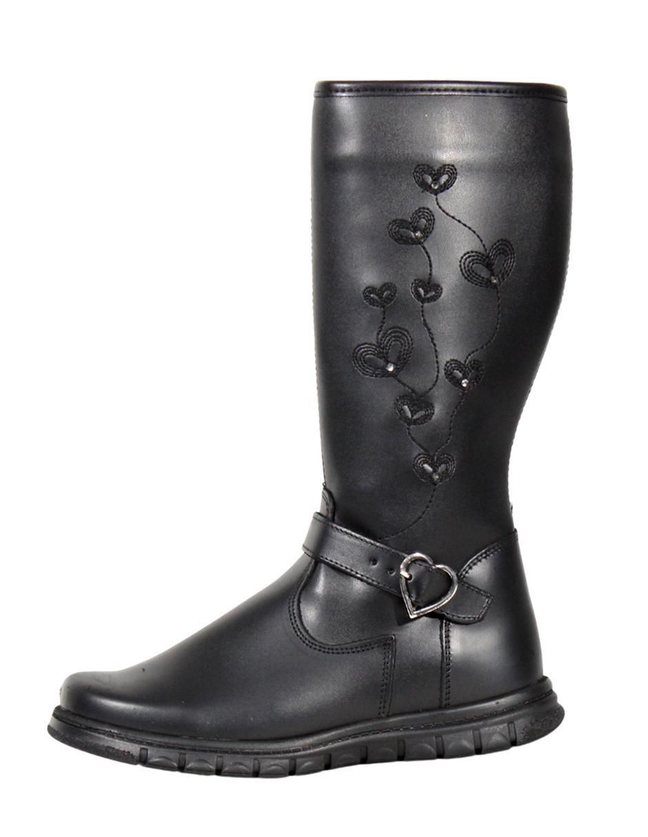 Bota de piel para niña