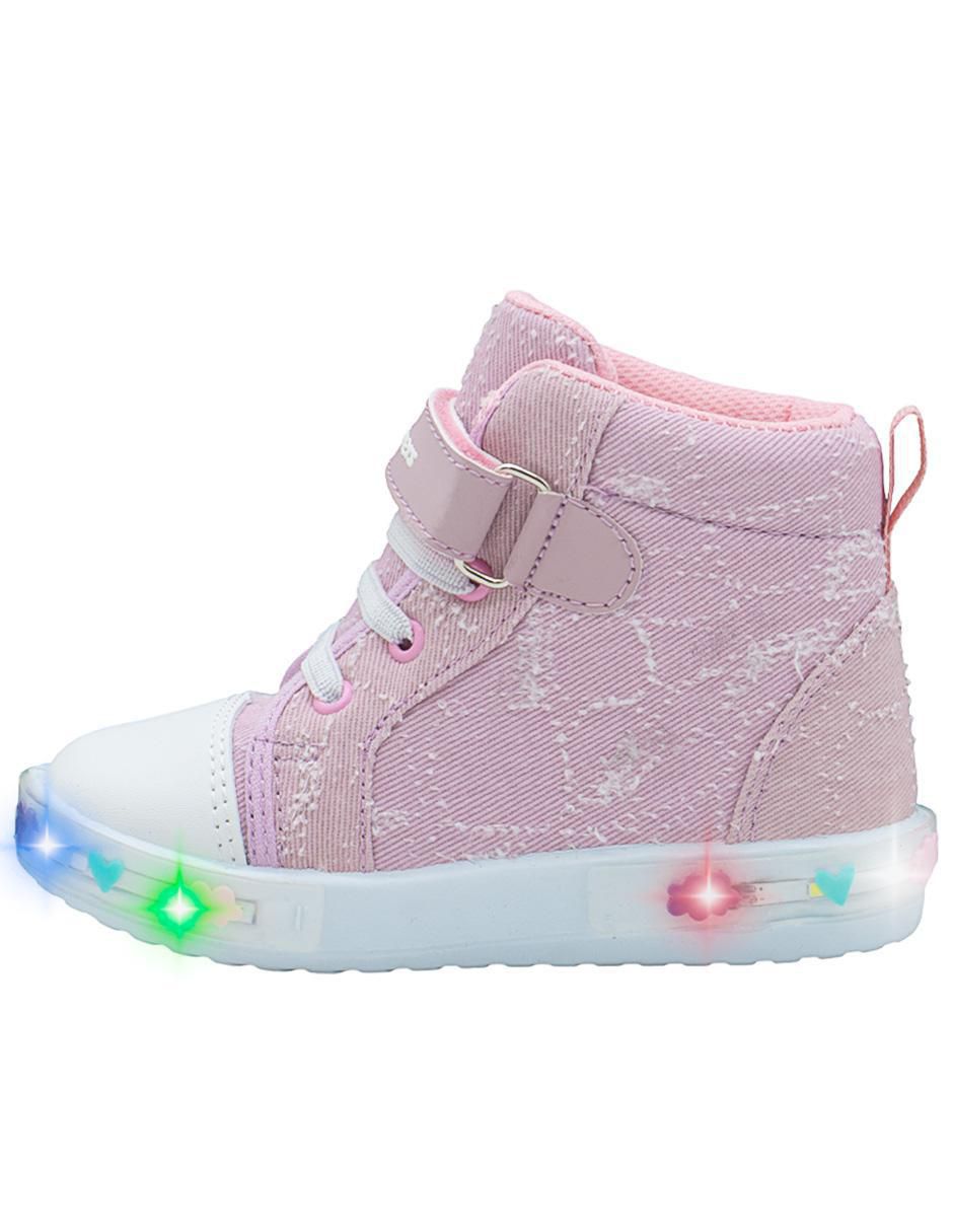 Tenis luz led Bubble Gummers para niña Soft Step