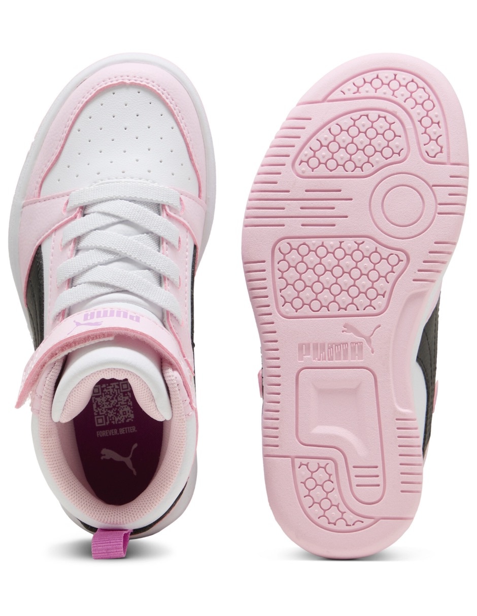 Tenis Puma para niña Rebound V6 Mid