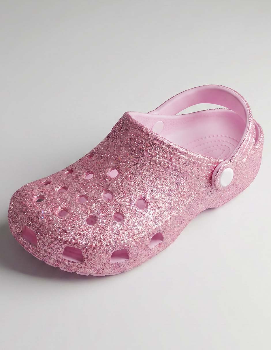 Sandalia Classic Chunky Glitter Clog K para niña Sandalia Classic Chunky Glitter Clog K para niña