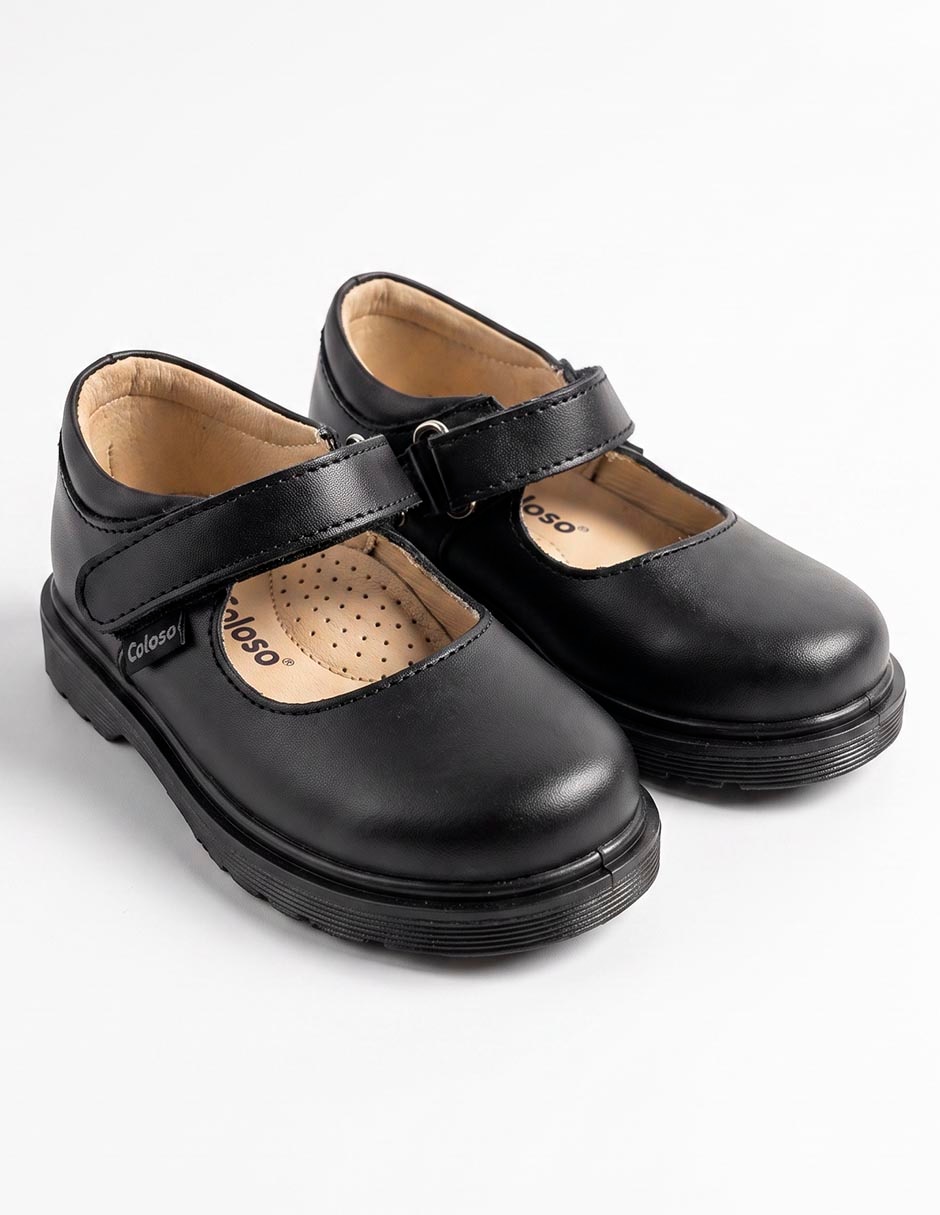 Zapato coloso de piel para niña