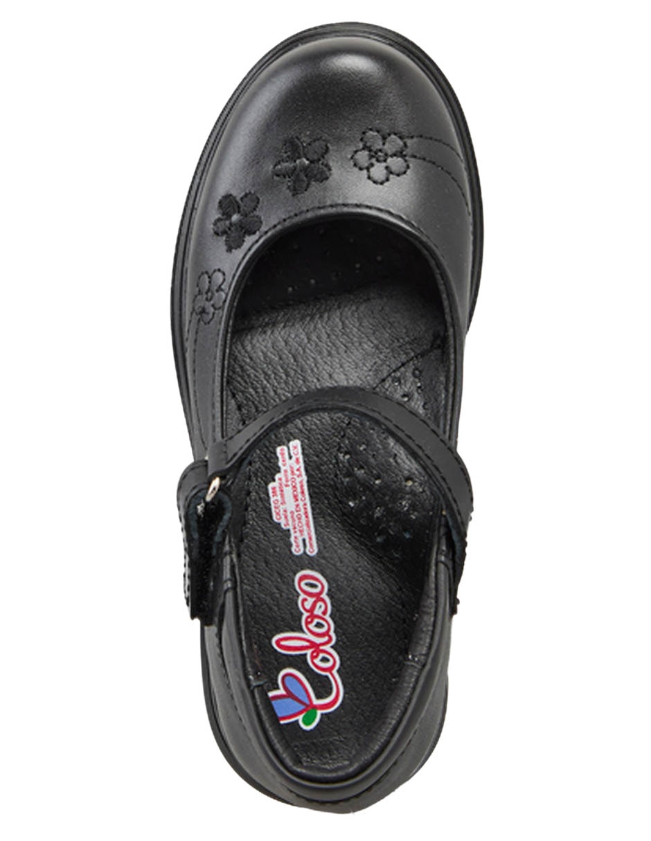 Zapato coloso de piel para niña