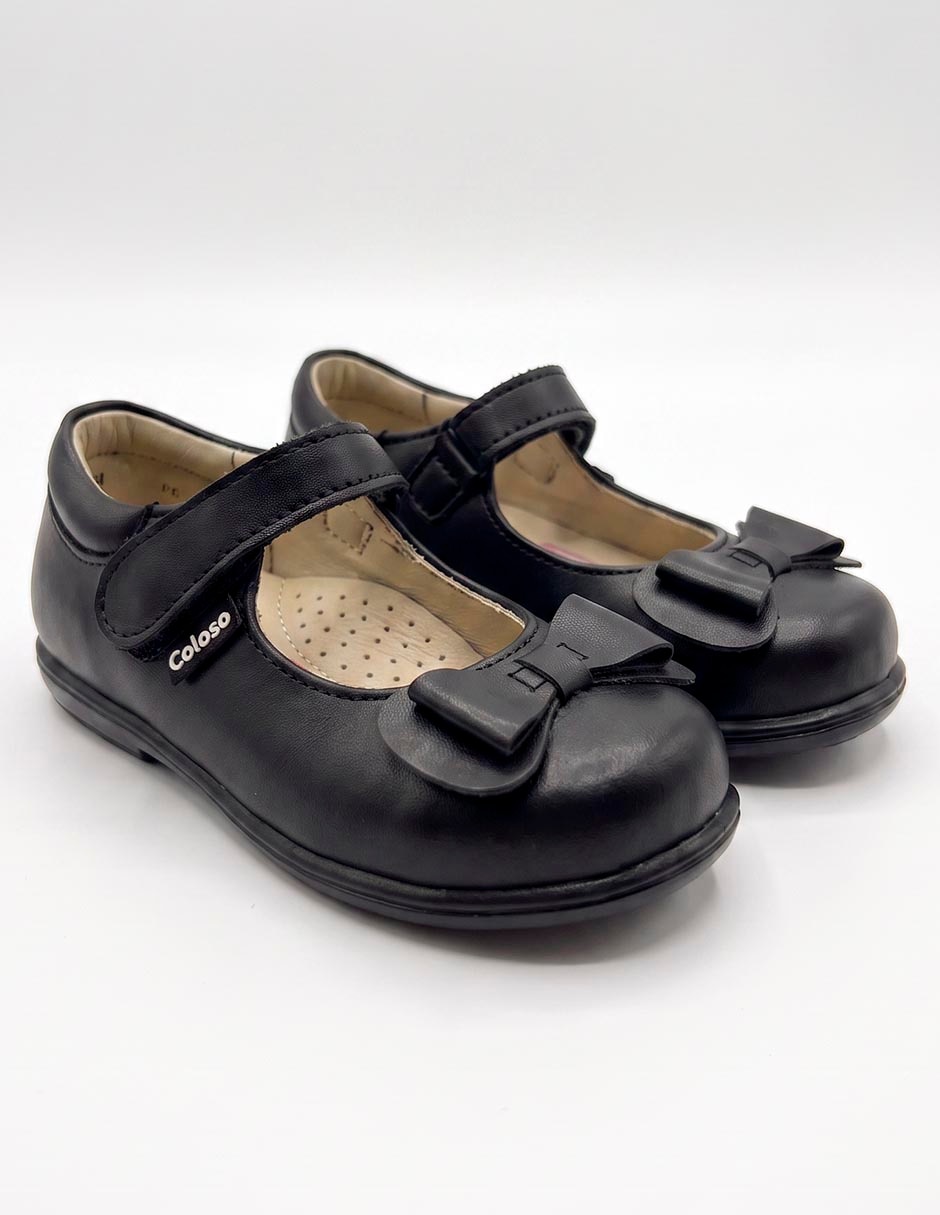 Zapato coloso de piel para niña