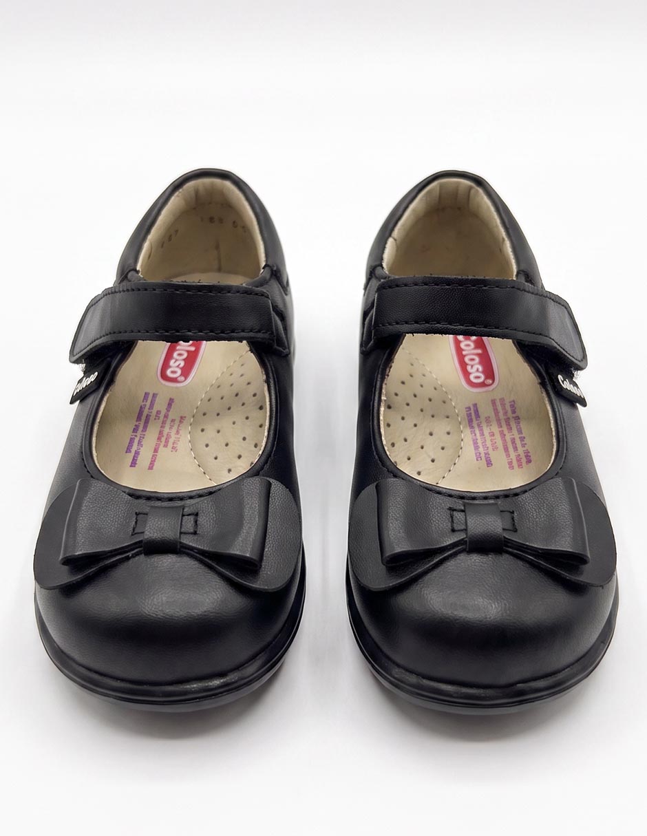 Zapato coloso de piel para niña