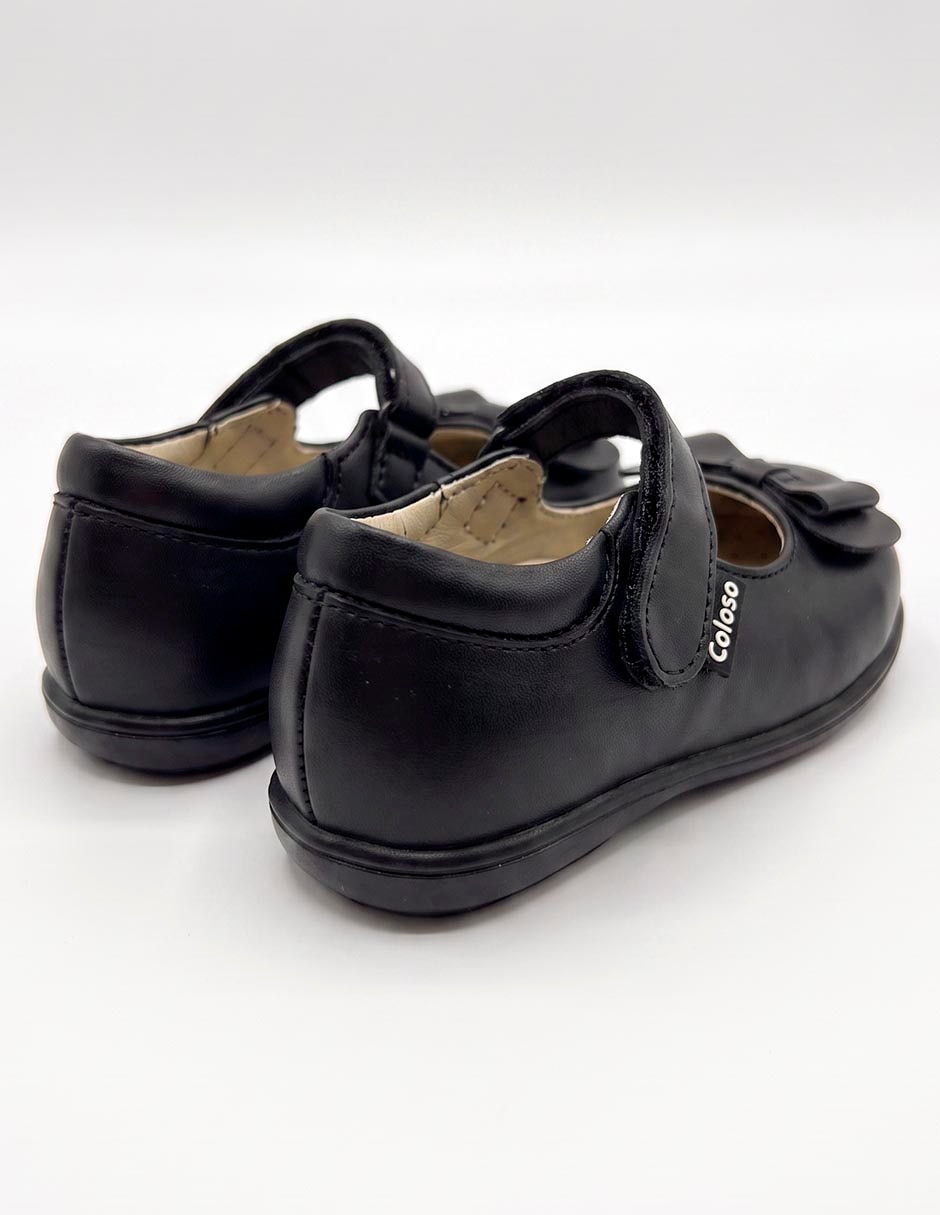 Zapato coloso de piel para niña