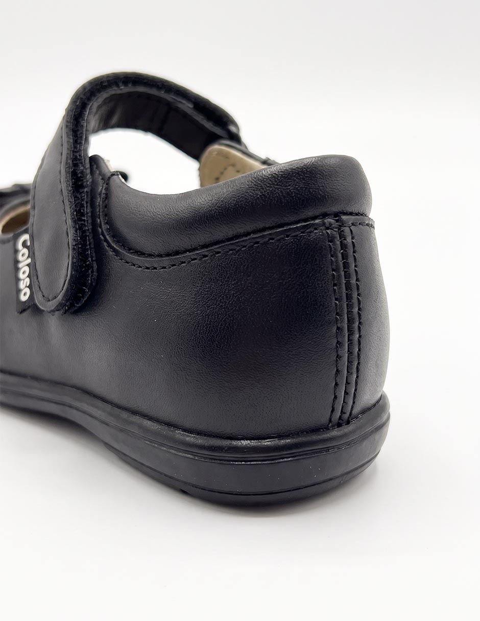 Zapato coloso de piel para niña