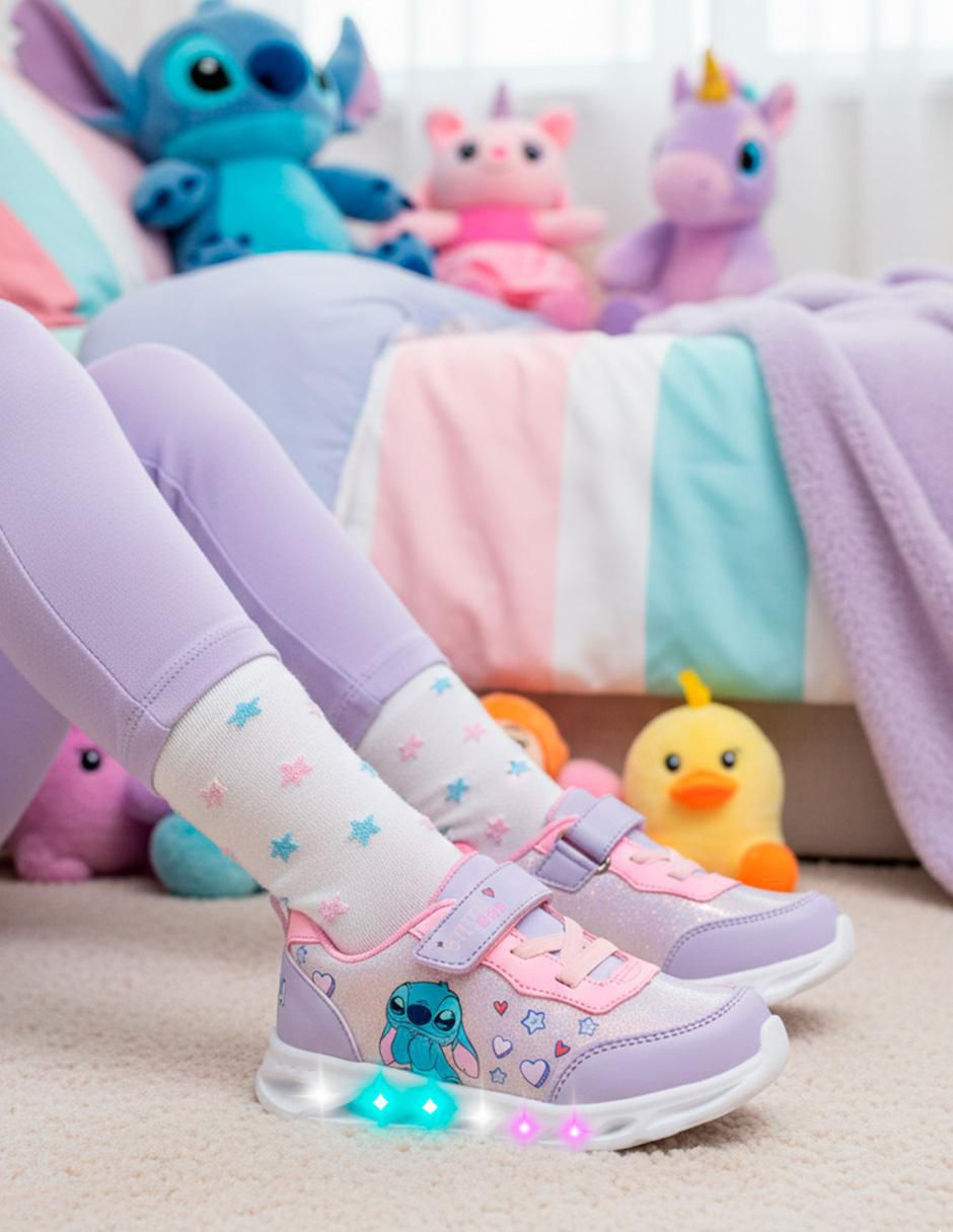 Tenis con luz para niña Fun Ligths Stitch 6