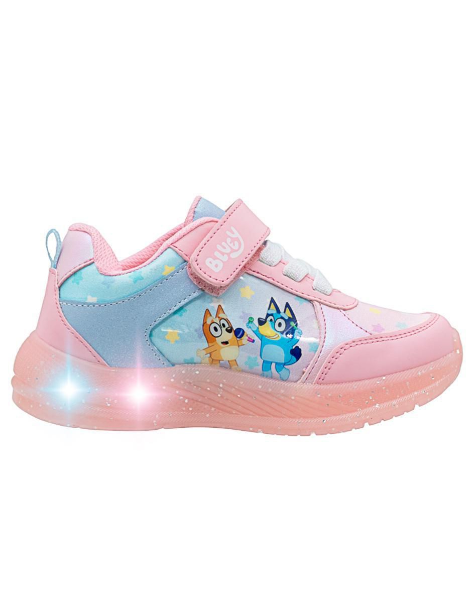 Tenis con luz para niña Bluey y Bingo