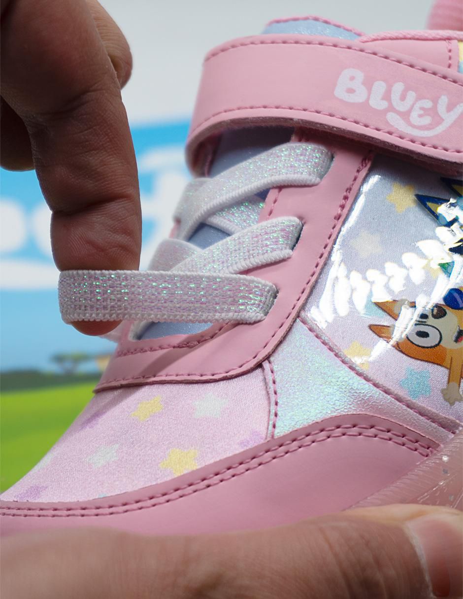 Tenis con luz para niña Bluey y Bingo