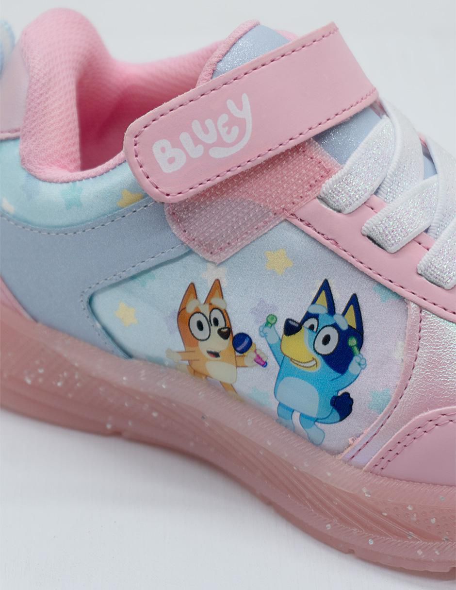 Tenis con luz para niña Bluey y Bingo