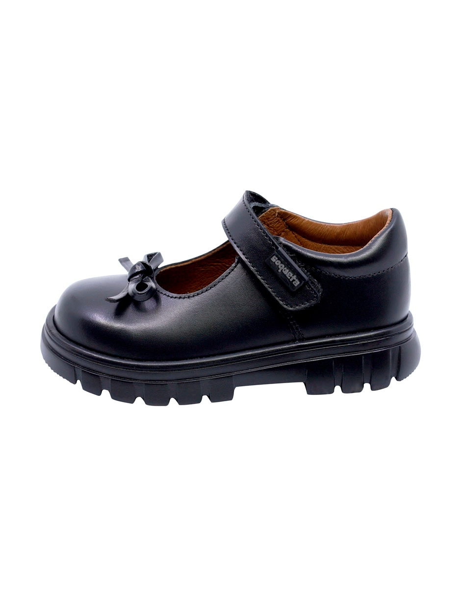 Zapato escolar "de" piel "para" infantil niña 2