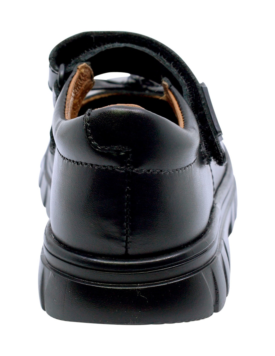 Zapato escolar "de" piel "para" infantil niña 4