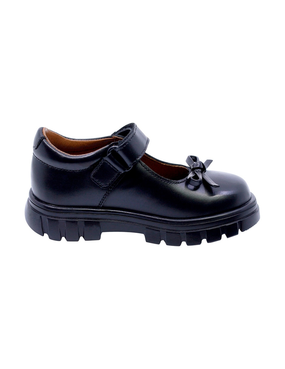 Zapato escolar "de" piel "para" infantil niña 5