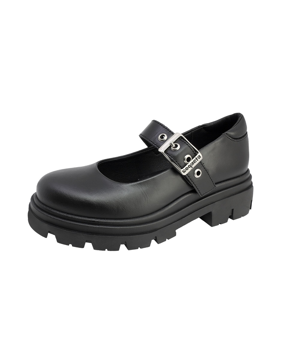 Zapato escolar de piel para infantil / niños grandes niña Zapato escolar de piel para infantil / niños grandes niña