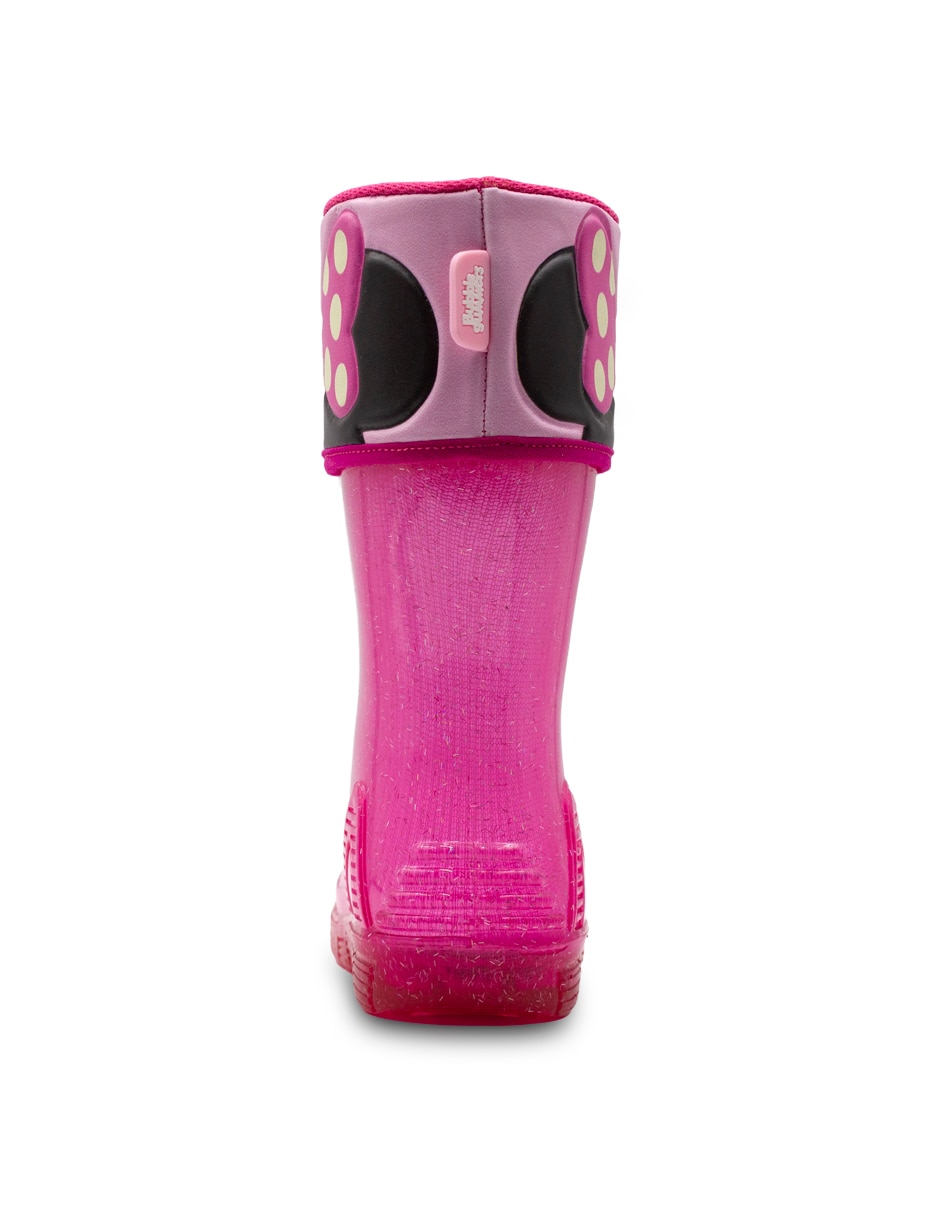 Bota de lluvia Bubble Gummers Mickey Mouse para niña 6