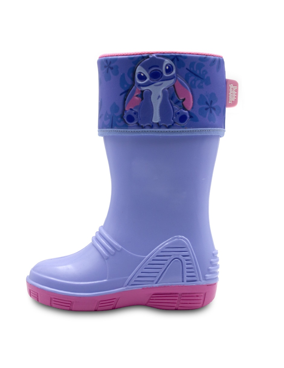 Bota de lluvia stitch para niña Bota de lluvia stitch para niña