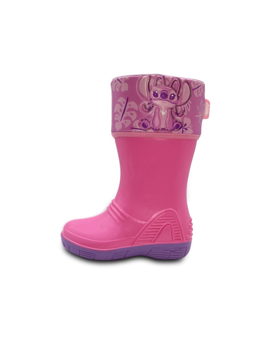 Bota de lluvia Bubble Gummers Stitch para niña Bota de lluvia Bubble Gummers Stitch para niña