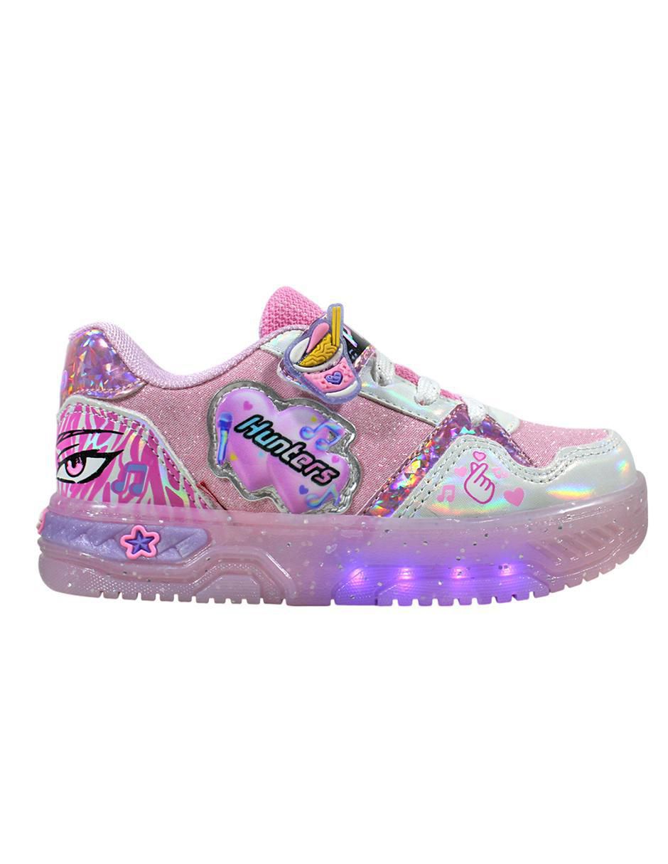 Tenis con luz para niña Pop