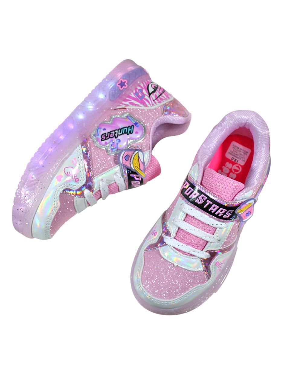 Tenis con luz para niña Pop 8
