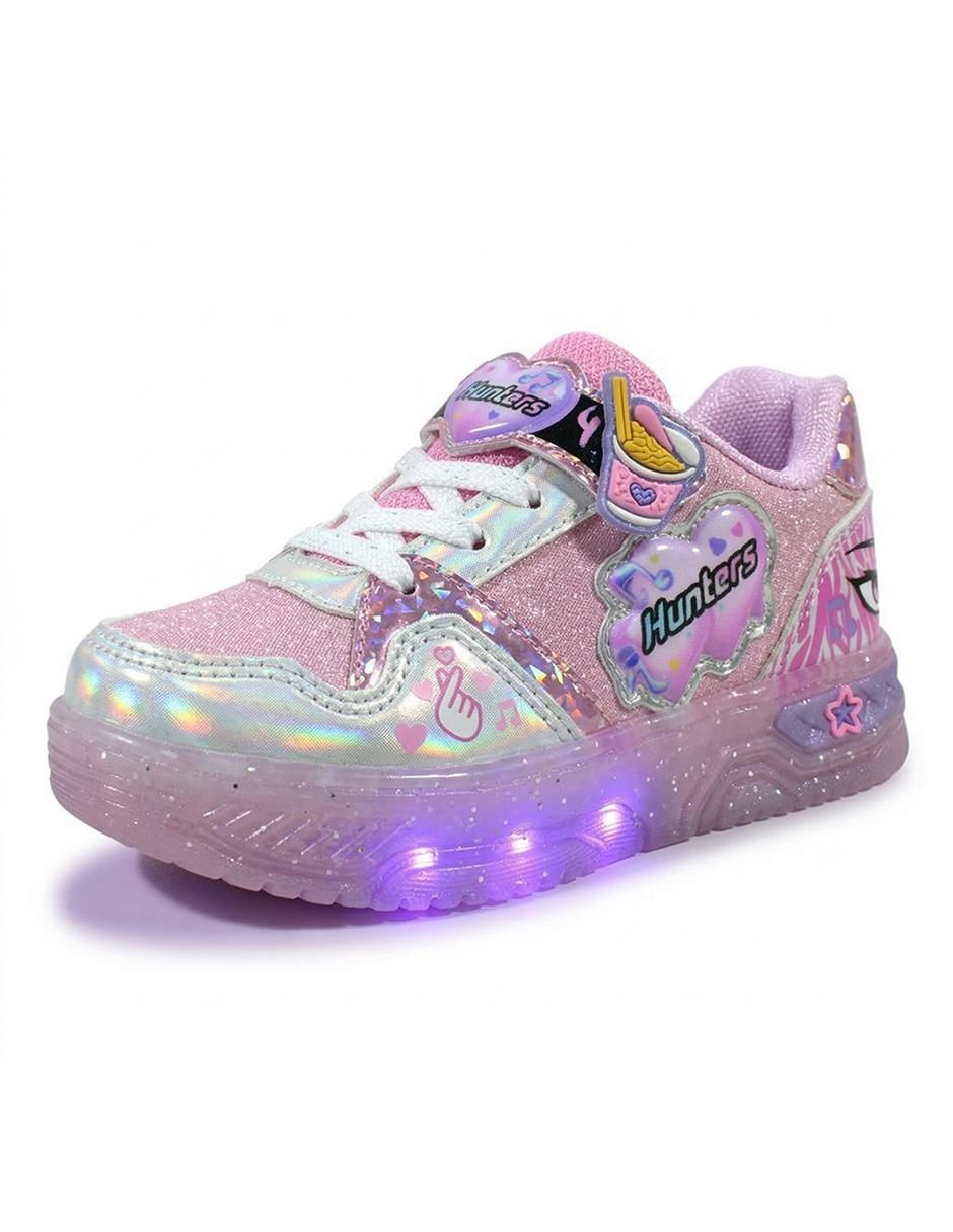 Tenis con luz para niña Pop 9