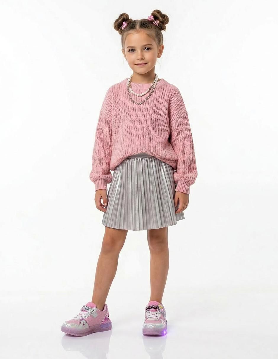 Tenis con luz para niña Pop 10