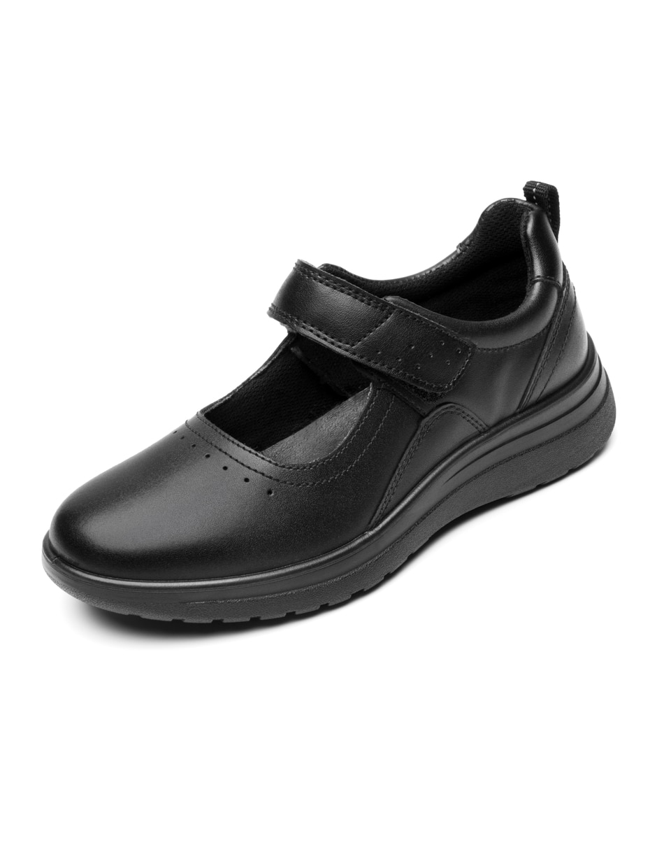 Zapato flexi escolar de piel para niña