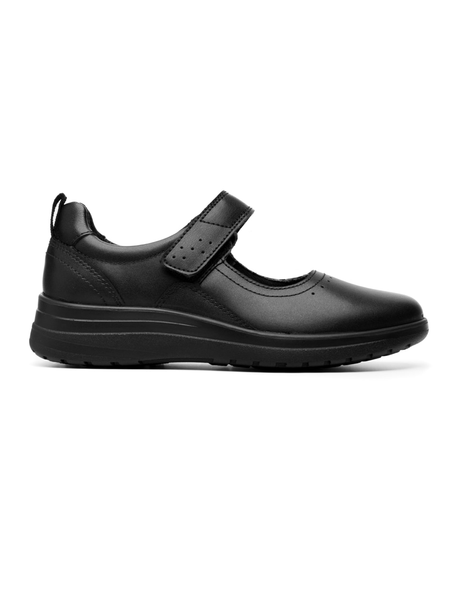 Zapato flexi escolar de piel para niña