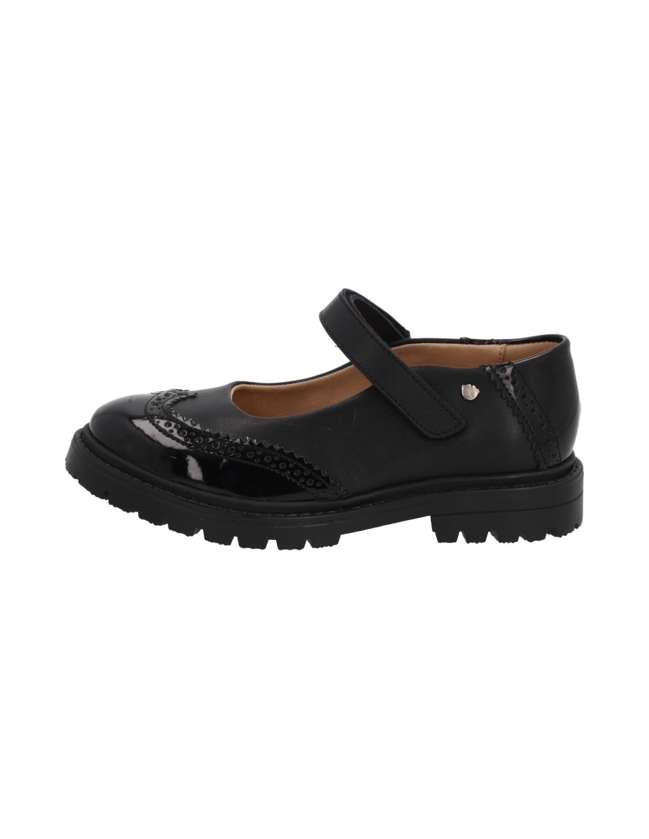 Zapato steve de piel para niña