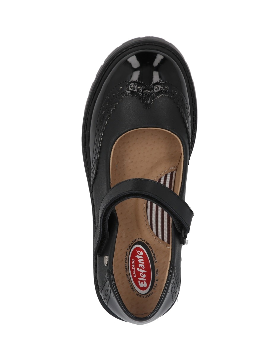 Zapato steve de piel para niña 3