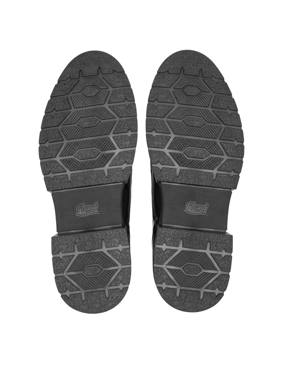 Zapato flexi escolar de piel para niña