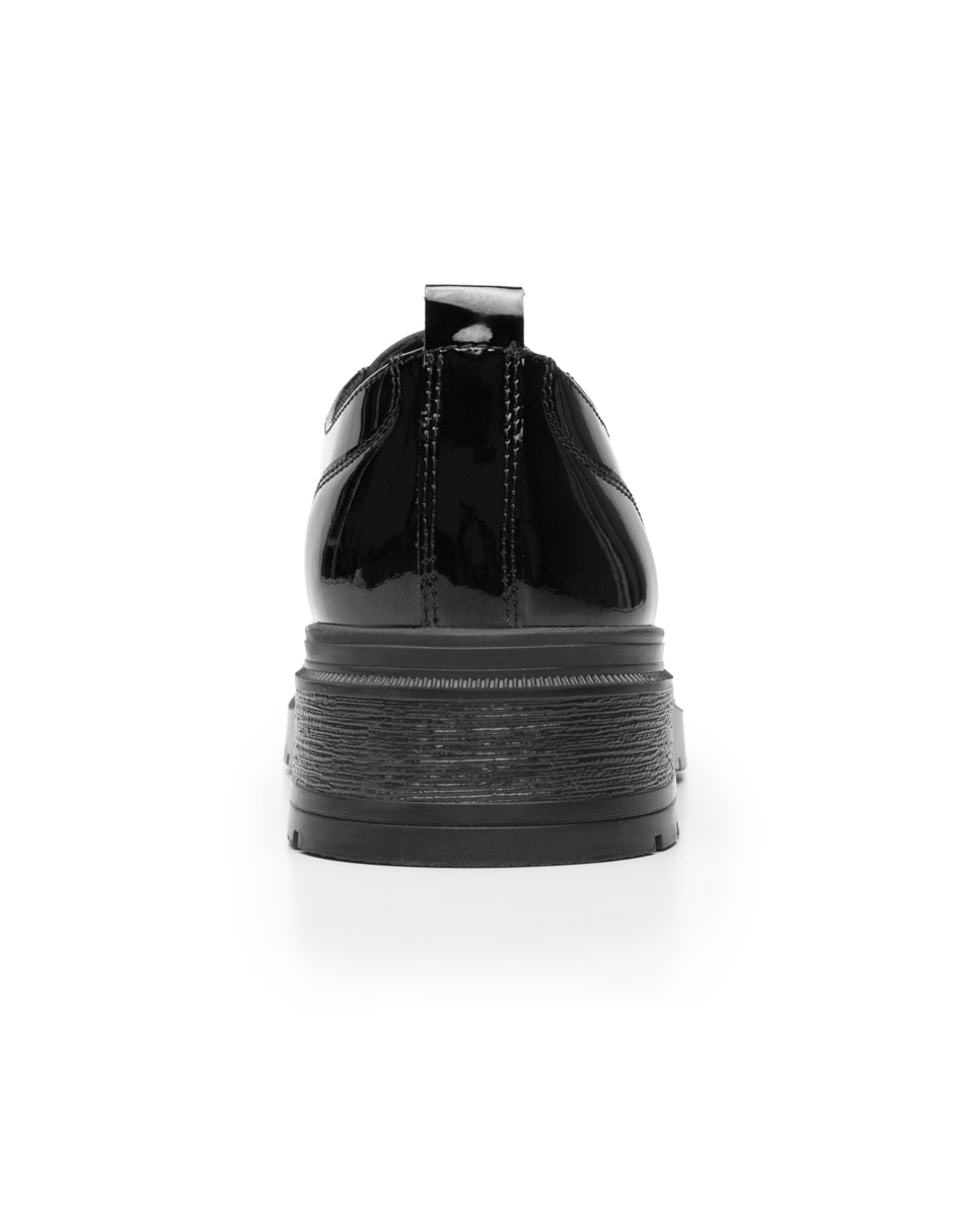 Zapato flexi escolar de piel para niña