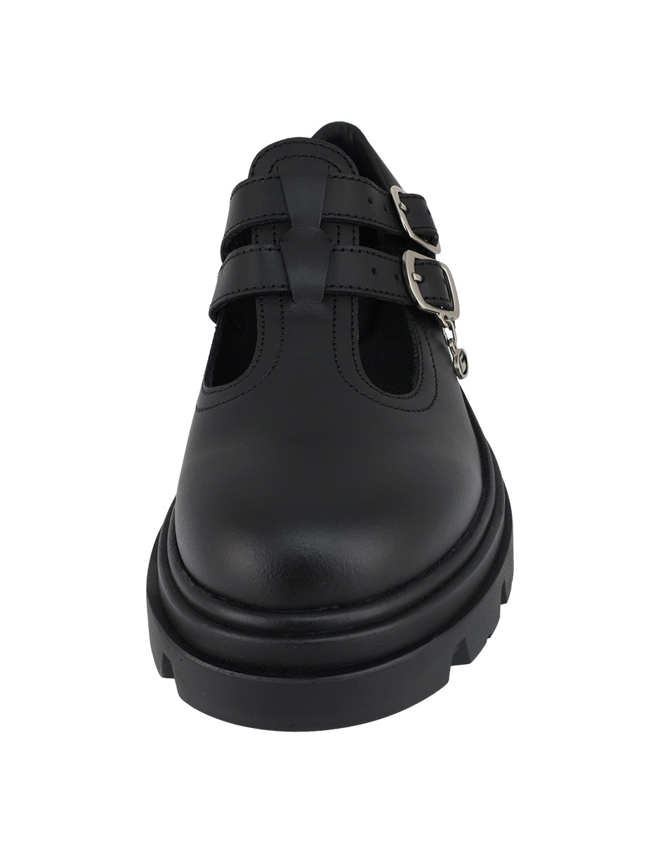 Zapato escolar de piel para niña 4