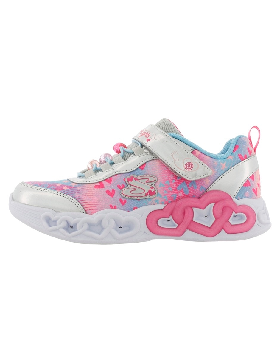 Tenis con luz para niña Infinite Heart Lights Tenis con luz para niña Infinite Heart Lights