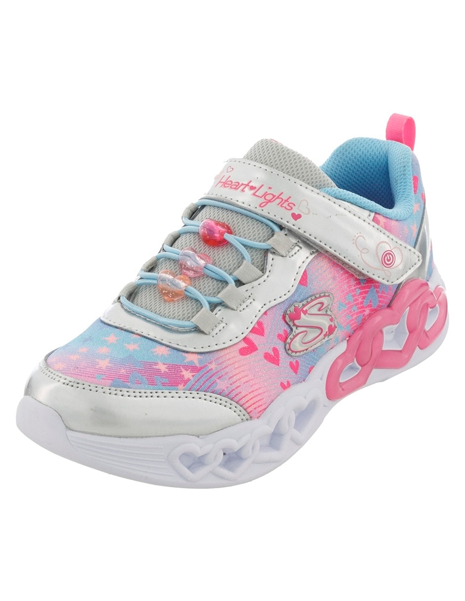 Tenis con luz para bebé niña Infinite Heart Lights 3