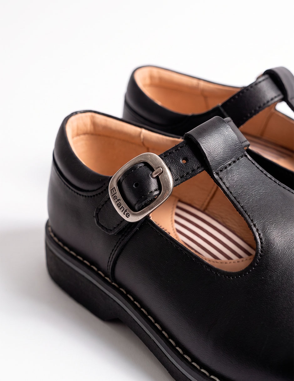 Zapato escolar de piel para niña 4