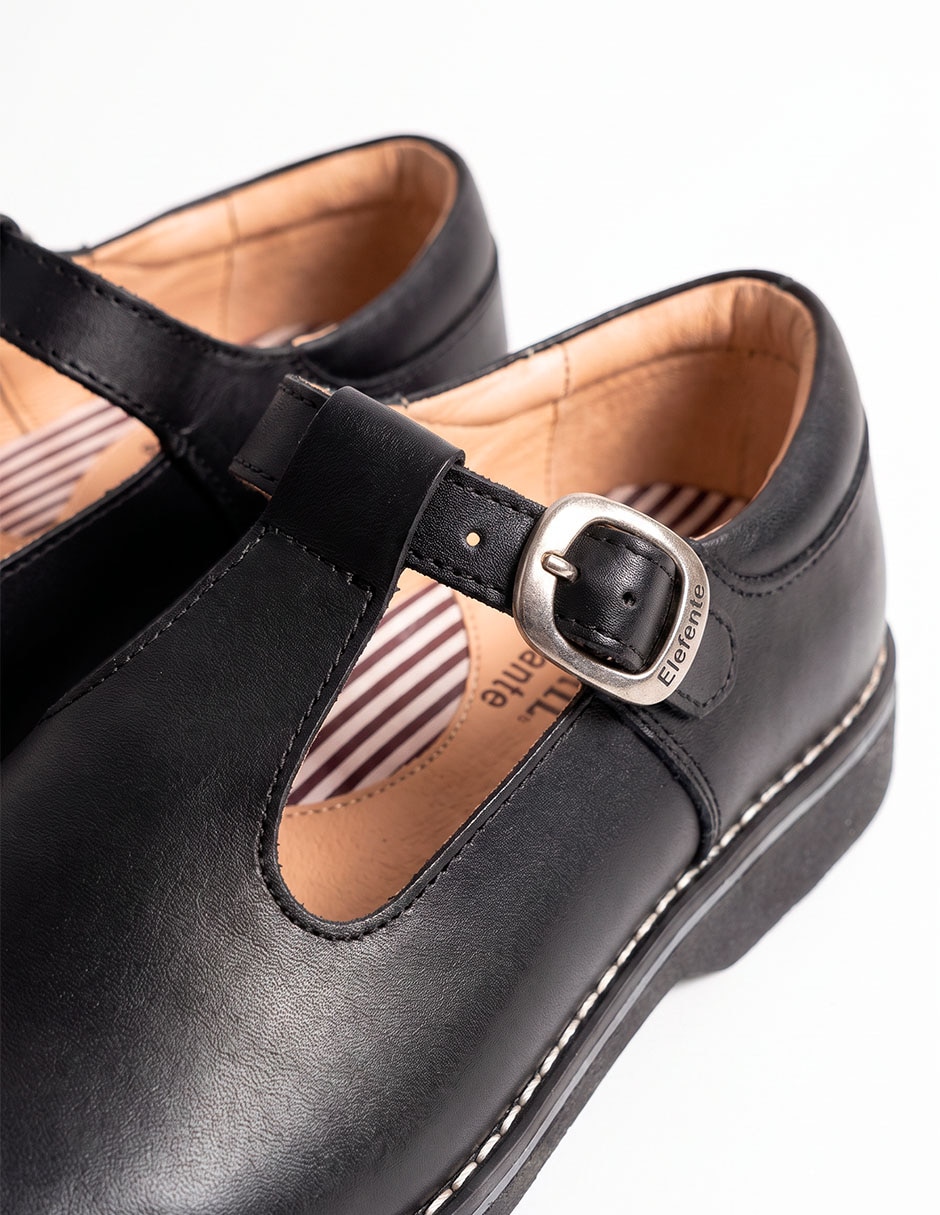 Zapato escolar de piel para niña 5