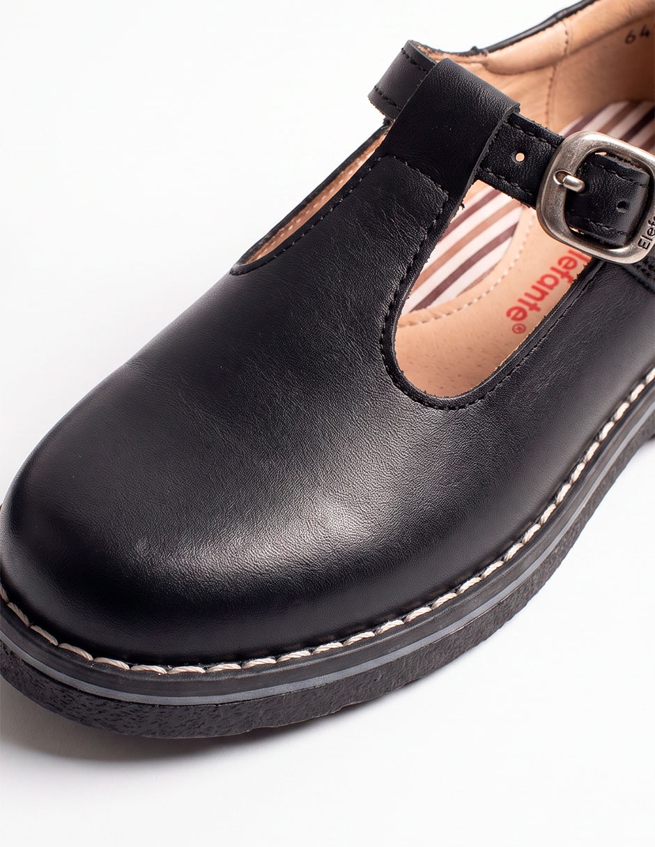 Zapato escolar de piel para niña 4