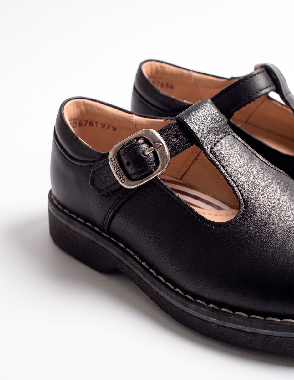 Zapato escolar de piel para niña 5