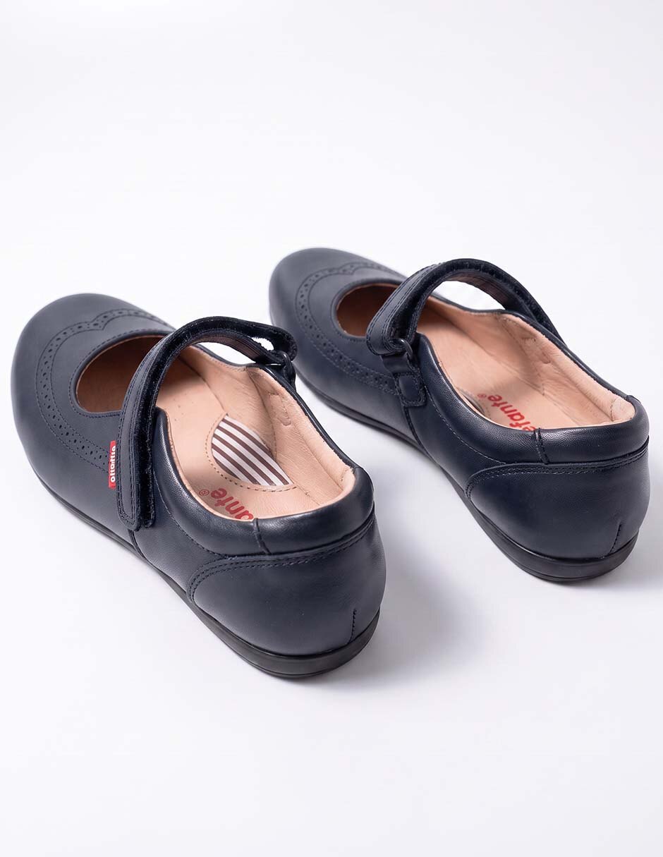 Zapato tulia de piel para niña 8