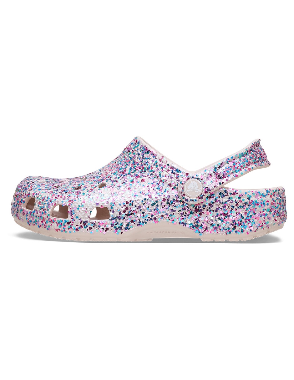 Sandalia Classic Dazzle Glitter Clog K para niña Sandalia Classic Dazzle Glitter Clog K para niña