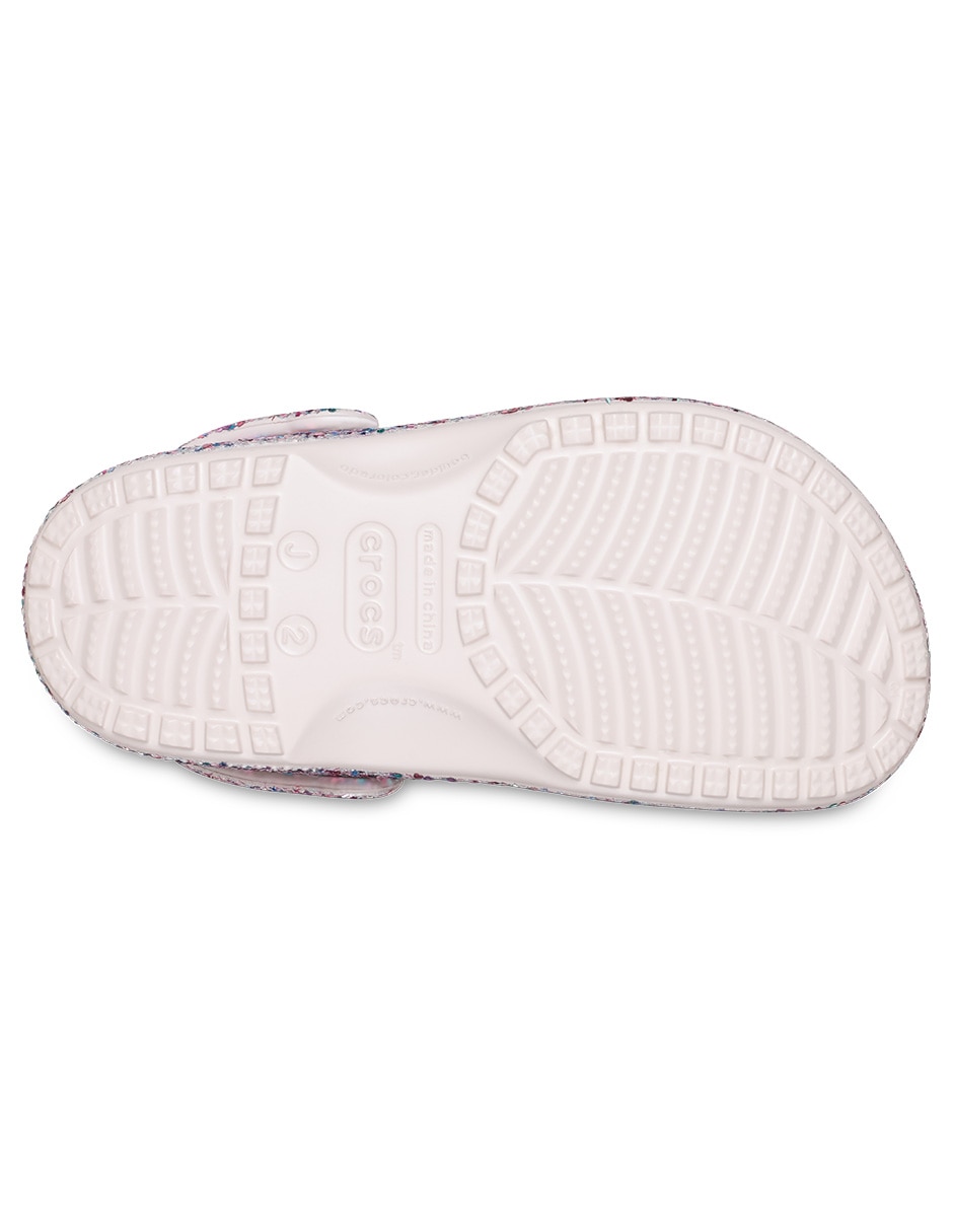 Sandalia Classic Dazzle Glitter Clog K para niña 3