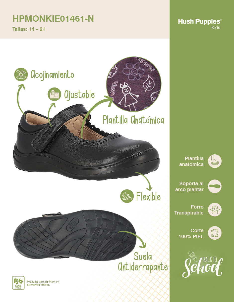 Zapato de piel para niña 3