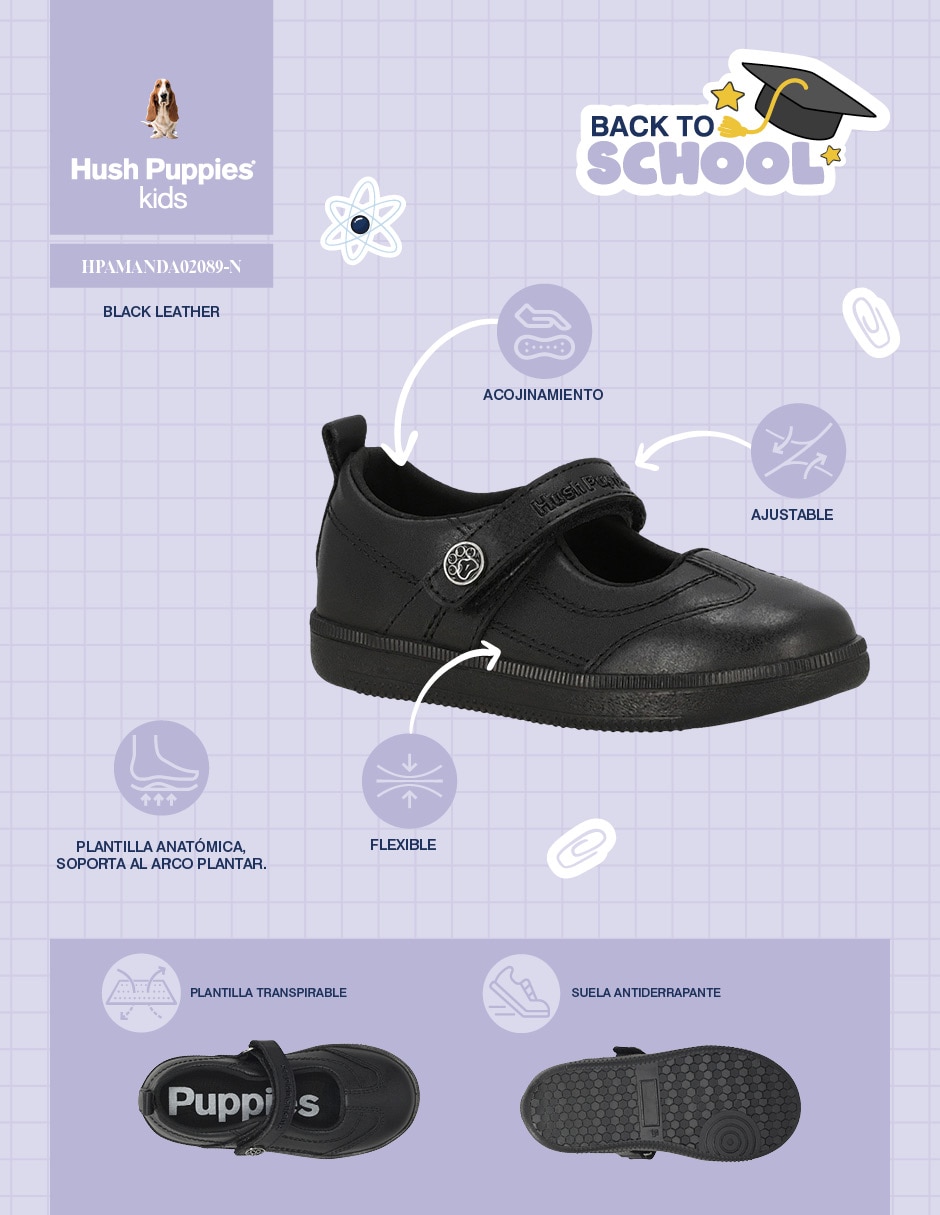 Zapato de piel para niña 5