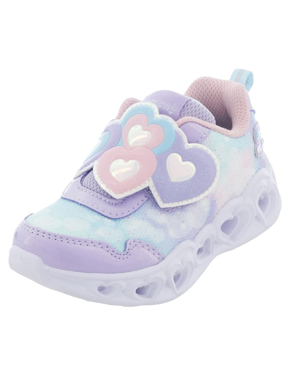 Tenis para niña Heart lights 4