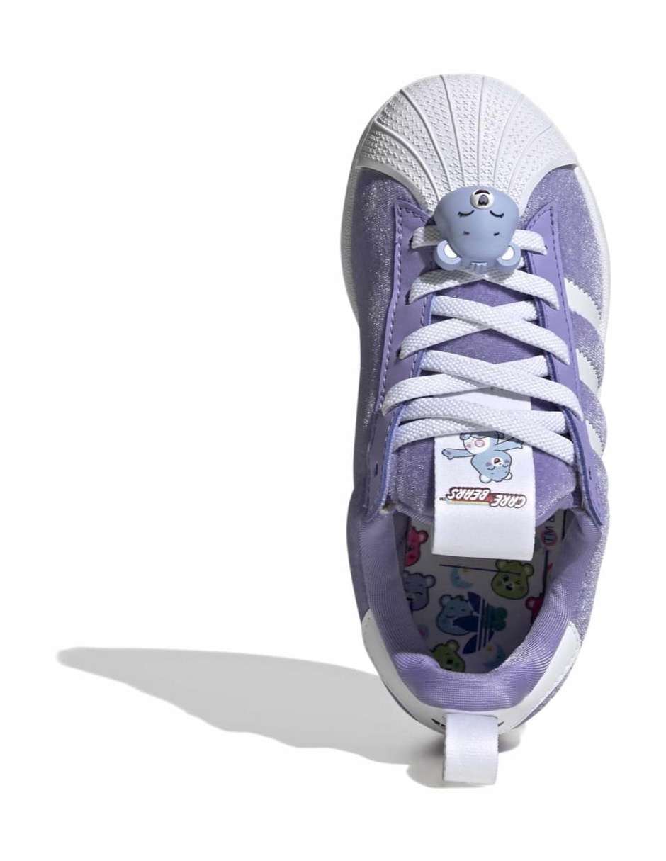 Tenis para niña superstar quickon 6
